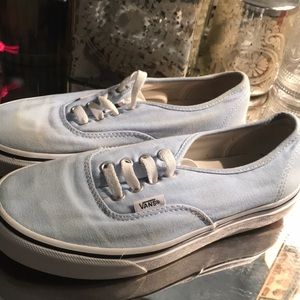Baby blue Vans